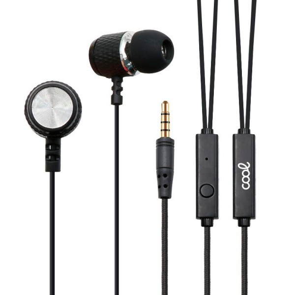 Auriculares 3,5 mm COOL Metalizado Stereo Con Micr...