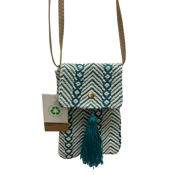 Bolso ecológico con cierre de mimbre