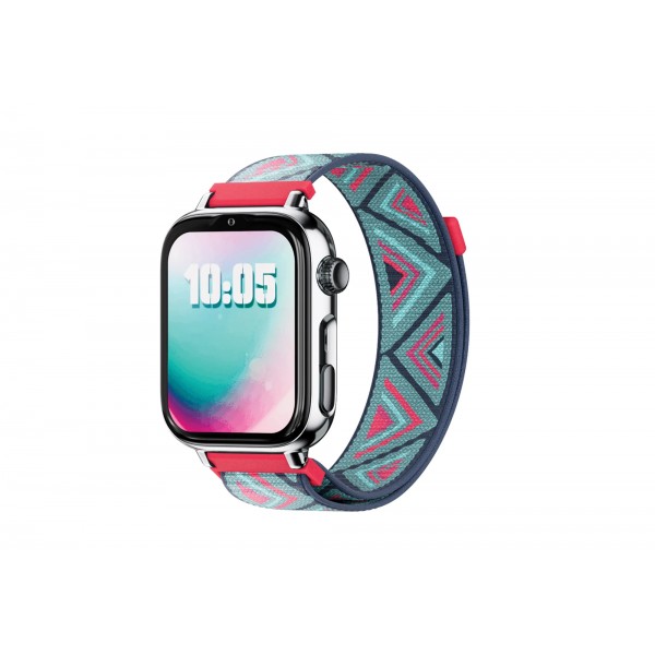 SaveWatch Plus 2 - Carcasa Plata - Correa Tela - C...