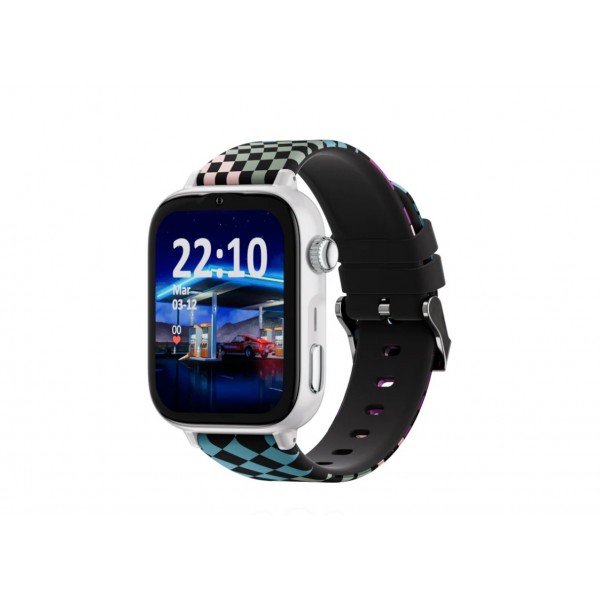 SaveWatch Plus 2 - Carcasa Plata - Correa Silicona...