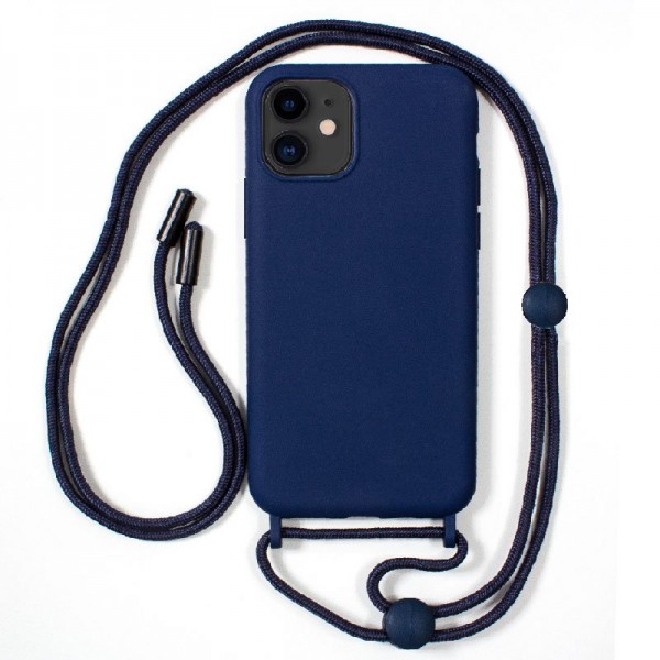 Carcasa COOL para iPhone 11 Cordón Liso Azul