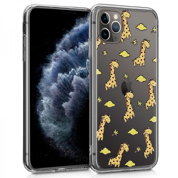 Carcasa COOL para iPhone 11 Pro Clear Jirafas