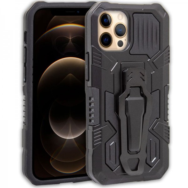 Carcasa COOL para iPhone 12 Pro Max Hard Clip Negr...