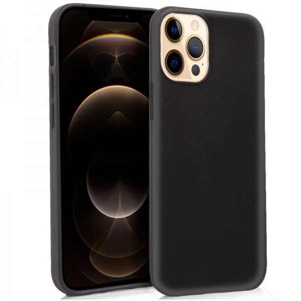 Funda COOL Silicona para iPhone 12 Pro Max (Negro)