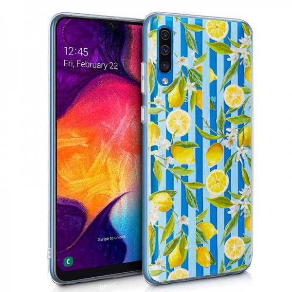 Carcasa Samsung A505 Galaxy A50 / A30s Clear Lemon