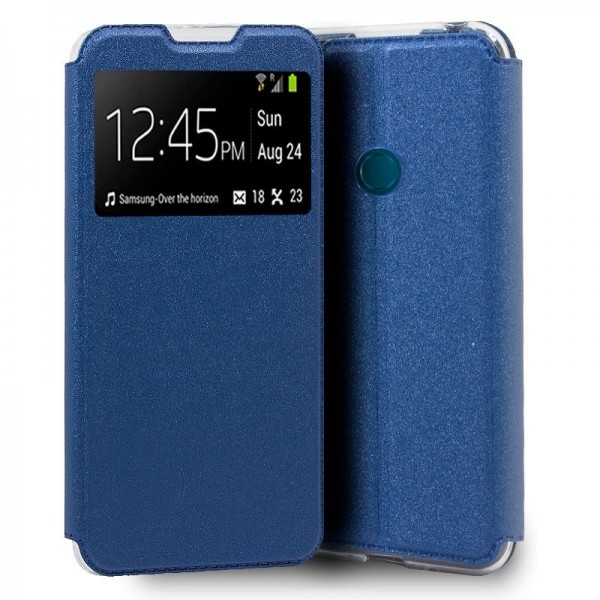 Funda Flip Cover Alcatel 1SE (2020) Liso Azul