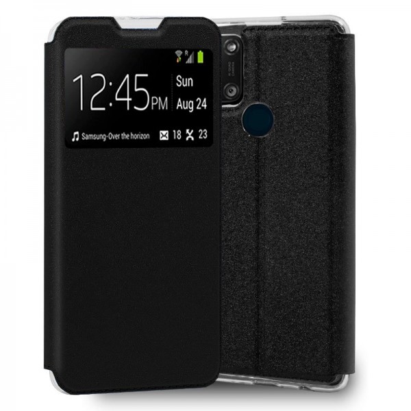 Funda COOL Flip Cover para Alcatel 3X 4CAM Liso Ne...