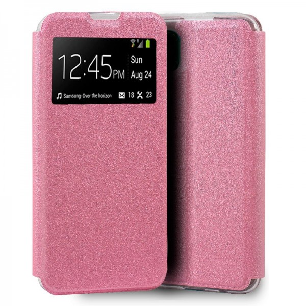 Funda COOL Flip Cover para Huawei P40 Lite Liso Ro...