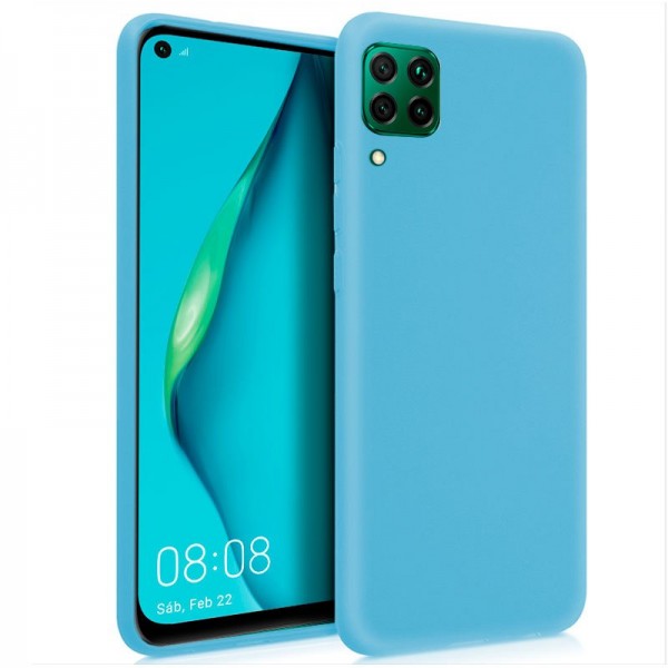 Funda COOL Silicona para Huawei P40 Lite (Celeste)