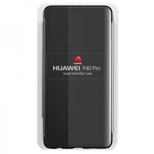 Funda Original Huawei P40 Pro Flip Cover Negro (Co...
