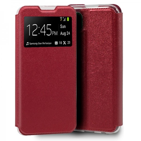 Funda COOL Flip Cover para Huawei P40 Liso Rojo