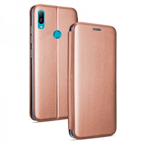 Funda COOL Flip Cover para Huawei Y6p Elegance Ros...
