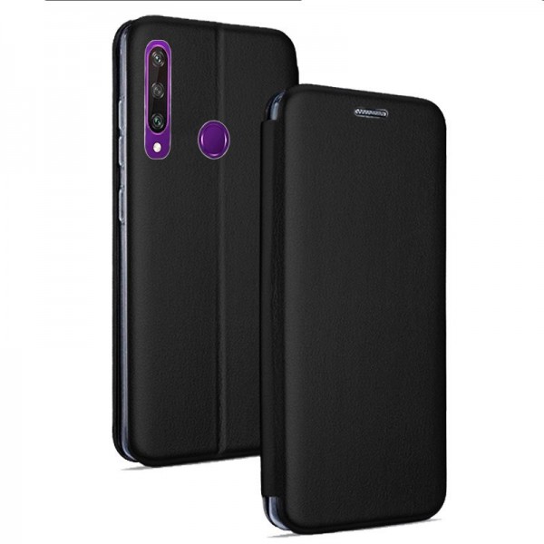 Funda COOL Flip Cover para Huawei Y6p Elegance Neg...