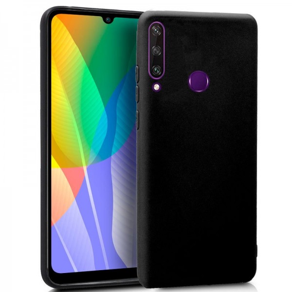 Funda COOL Silicona para Huawei Y6p (Negro)