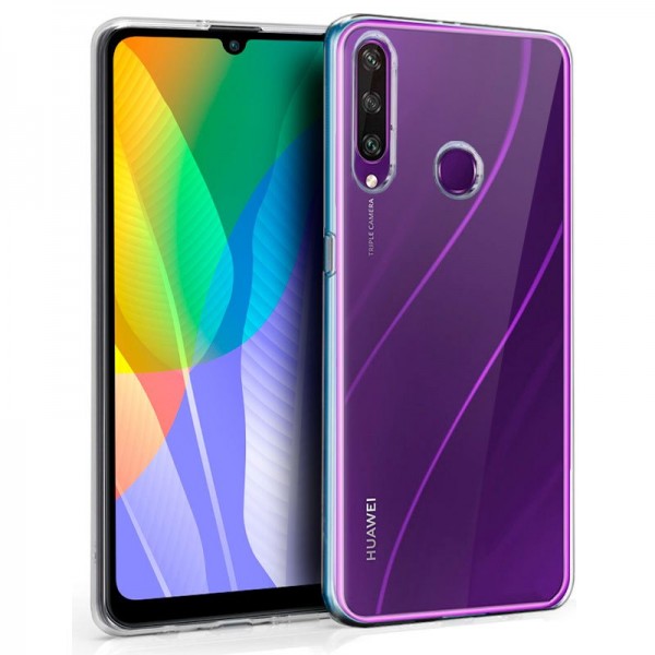Funda COOL Silicona para Huawei Y6p (Transparente)