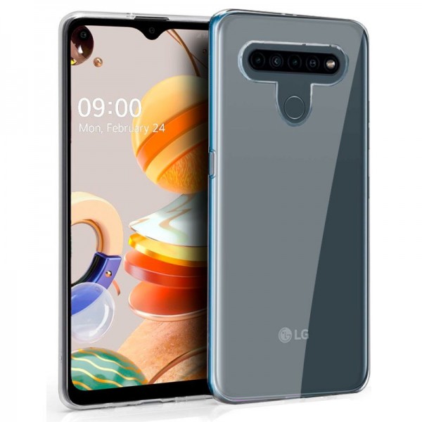 Funda COOL Silicona para LG K41s / K51s (Transpare...