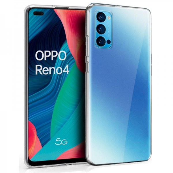 Funda COOL Silicona para Oppo Reno 4 (Transparente...