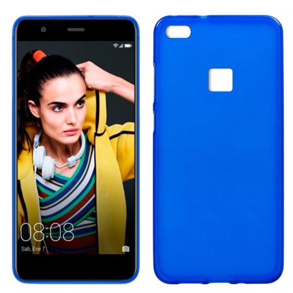 Funda Silicona Huawei P10 Lite (Azul)