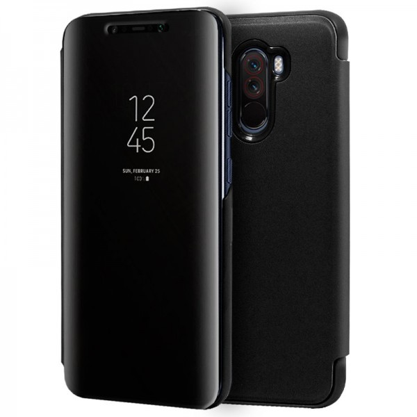 Funda Clear View Negro Xiaomi Pocophone F1