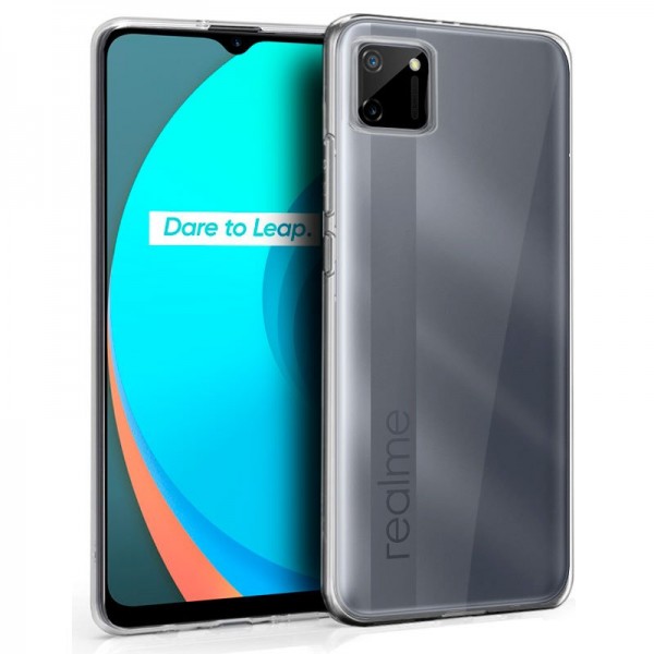 Funda COOL Silicona para Realme C11 (Transparente)