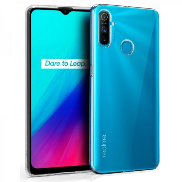 Funda COOL Silicona para Realme C3 (Transparente)