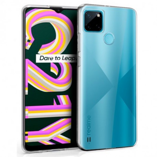 Funda COOL Silicona para Realme C21Y / C25Y (Trans...