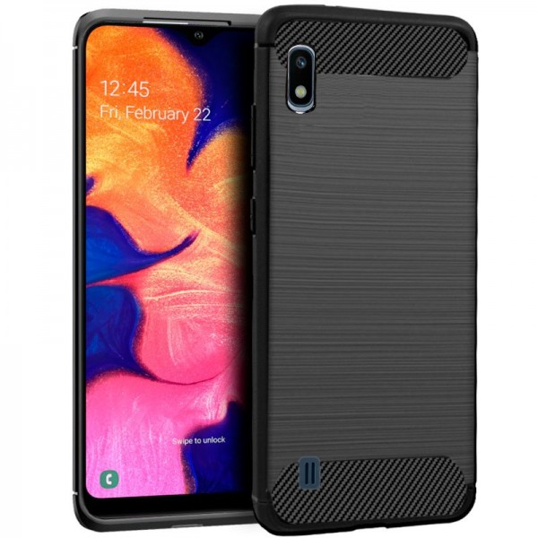 Carcasa Samsung A105 Galaxy A10 Carbón Negro