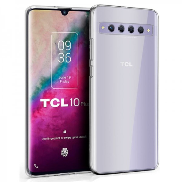 Funda COOL Silicona para TCL 10 Plus (Transparente...