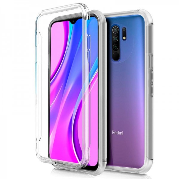 Funda COOL Silicona 3D para Xiaomi Redmi 9 (Transp...