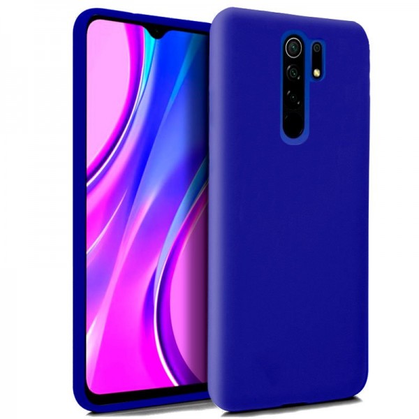 Funda COOL Silicona para Xiaomi Redmi 9 (Azul)