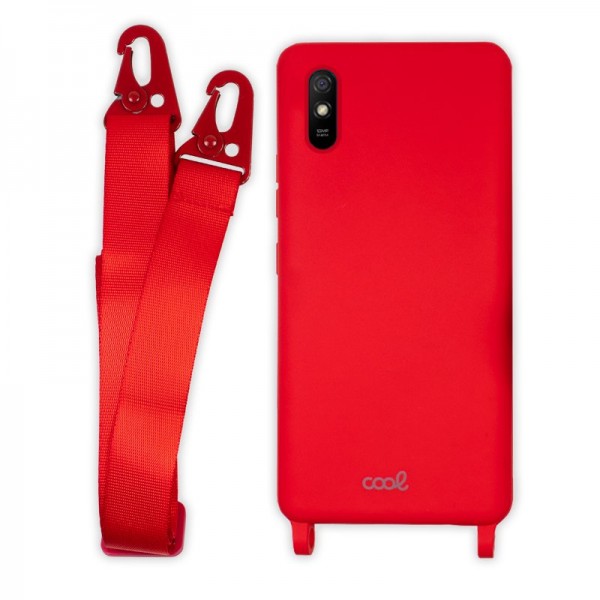 Carcasa COOL para Xiaomi Redmi 9A / 9AT Cinta Rojo