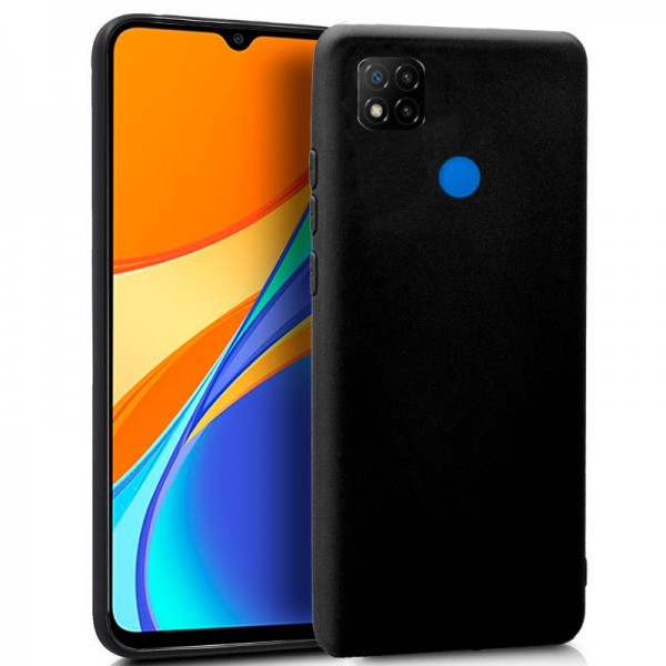 Funda COOL Silicona para Xiaomi Redmi 9C (Negro)