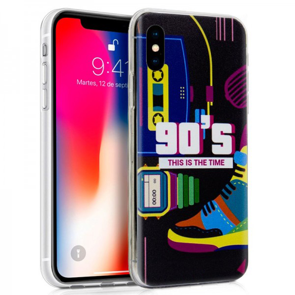 Carcasa iPhone X / iPhone XS Dibujos Retro