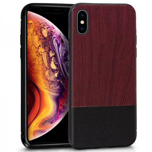 Carcasa COOL para iPhone XS Max Dibujos Madera Cao...