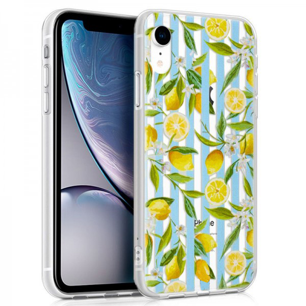 Carcasa COOL para iPhone XR Clear Lemon