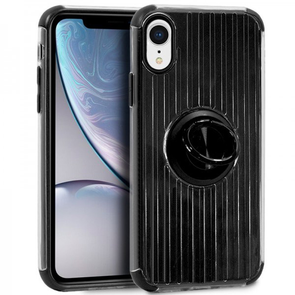 Carcasa iPhone XR Hard Anilla Negro