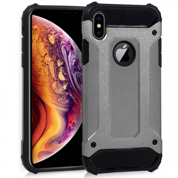 Carcasa COOL para iPhone XS Max Hard Case Plata