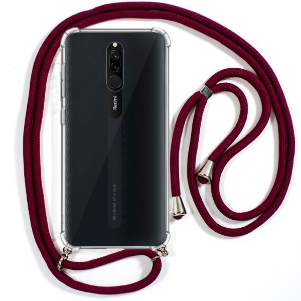 Carcasa Xiaomi Redmi 8 / 8A Cordón Granate