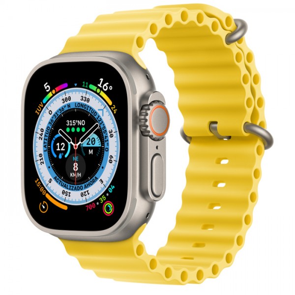 Apple Watch Ultra con Correa Ocean Amarillo