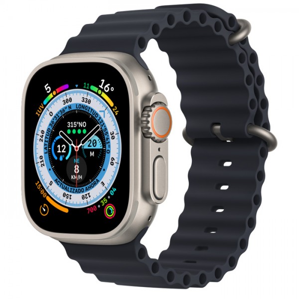 Apple Watch Ultra con Correa Ocean Medianoche