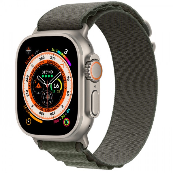 Apple Watch Ultra con Correa Loop Alpine Verde
