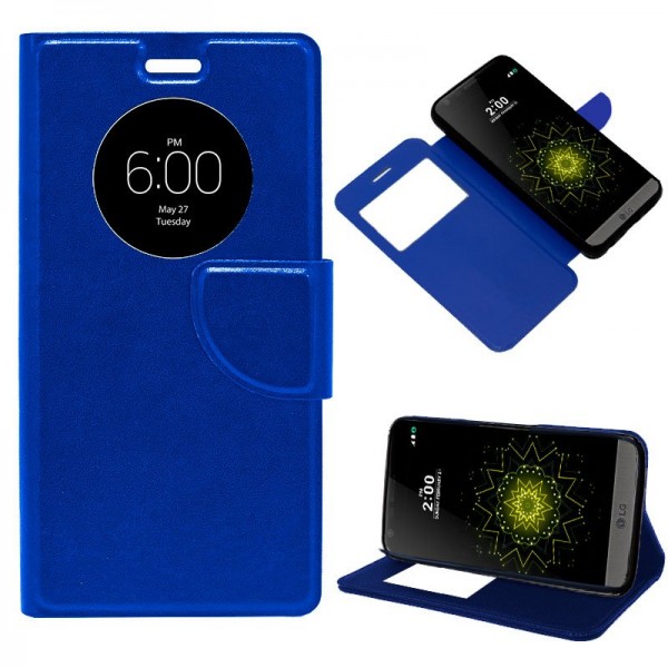Funda Flip Cover LG G5 Liso Azul