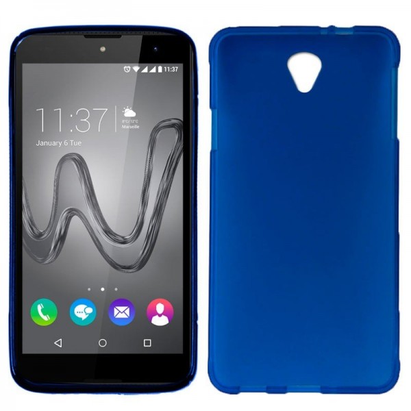 Funda COOL Silicona para Wiko Robby (Azul)