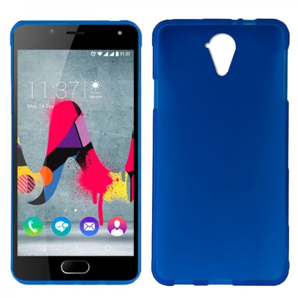 Funda COOL Silicona para Wiko U Feel Lite (Azul)