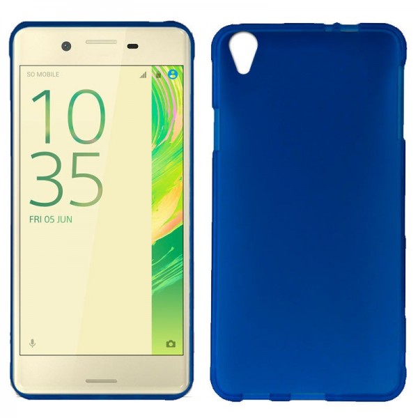 Funda COOL Silicona para Sony Xperia X (Azul)