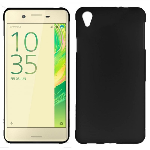 Funda COOL Silicona para Sony Xperia X (Negro)