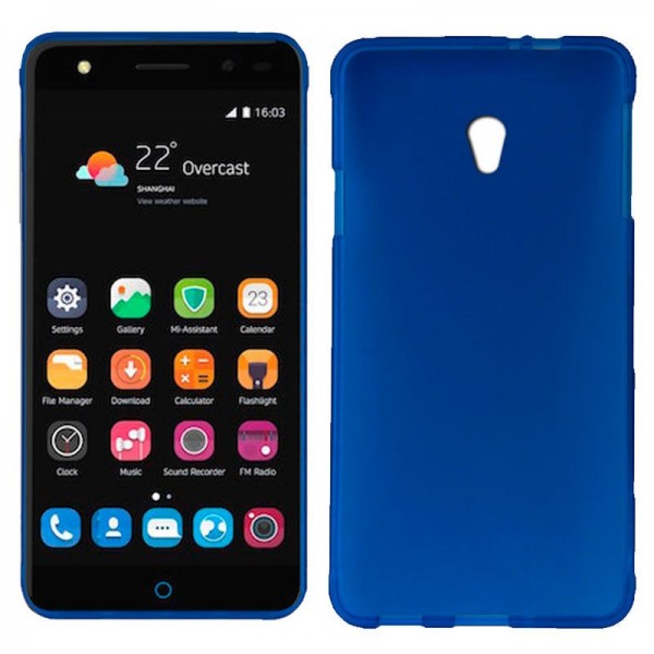 Funda Silicona ZTE Blade V7 (Azul)