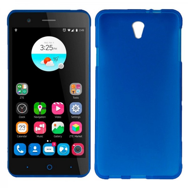 Funda Silicona ZTE Blade A510 (Azul)