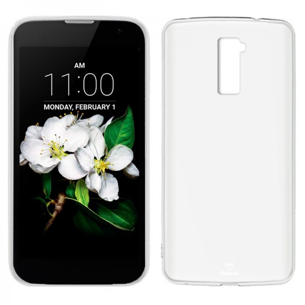 Funda COOL Silicona para LG K7 (Transparente)