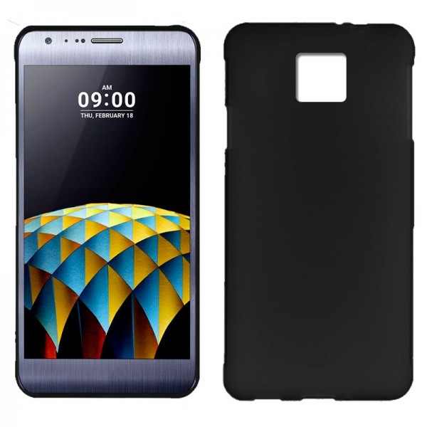 Funda COOL Silicona para LG X Cam (Negro)